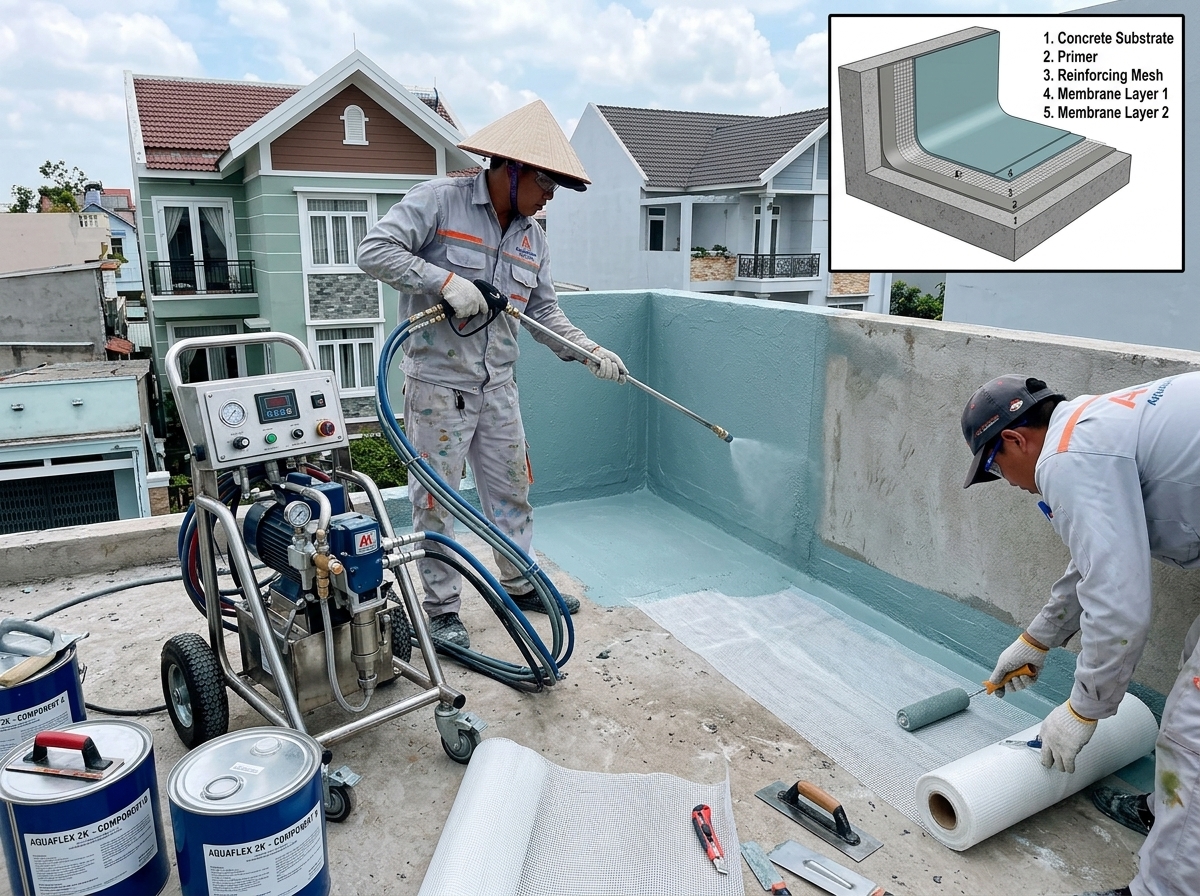 Chống Thấm Tại Quảng Ngãi Uy Tín, Bền Vững, Hiệu Quả